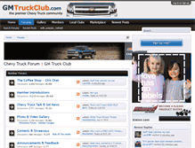 Tablet Screenshot of gmtruckclub.com